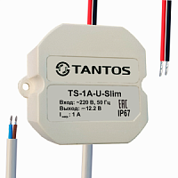 TS-1A-Slim Tantos Источник вторичного электропитания 12В, 1А в корпусе