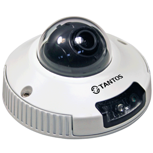 СНЯТО TSi-DVm221F (3.6) IP-видеокамера уличная купол 2мп
