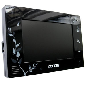 KCV-A374LE Черный Монитор видеодомофона TFT LCD 7" экран, эксклюзивный дизайн, 2 вызывные панели, до KCV-A374LE Черный Монитор видеодомофона TFT LCD 7" экран, эксклюзивный дизайн, 2 вызывные панели, до