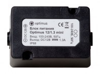 Блок питания Optimus 12/1.3 mini Источник вторичного электропитания OPTIMUS-12/1.3 mini предназначен