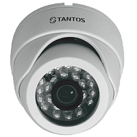 TSi-Vecof22 (3.6) СНЯТО IP видеокамера уличная купольная антивандальная с ИК подсветкой, 2мп