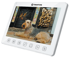 Sherlock (White) Монитор видеодомофона, цв., TFT LCD 10,1" 1024 х 600, PAL/NTSC, Hands-Free Подключе