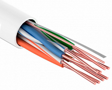 Кабель UTP 4PR 24AWG (Cu) CAT5E PVC серый 305м Tantos  витая пара для СКС и IP-сетей медный U