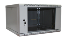 TSn-6U450W-GD Настенный телекоммуникационный шкаф высотой 6U  для установки в него телекоммуникацион