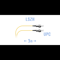 Шнур монтажный оптический FC/UPC SM 3м. (0,9мм)