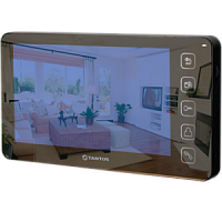 Prime SD  (Mirror) black Монитор домофона с зеркальной поверхностью, цветной  TFT LCD 7", сенсорные 