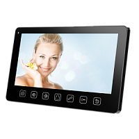 Prime Slim (black) XL Монитор цветного видеодомофона, адаптированный для работы с цифровыми многоква