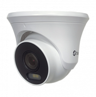 TSc-Ee5FN Уличная купольная универсальная видеокамера UVC (AHD, TVI, CVI, CVBS) с LED подсветкой бел